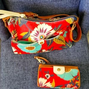 Spartina 449 Purse and wristlet set